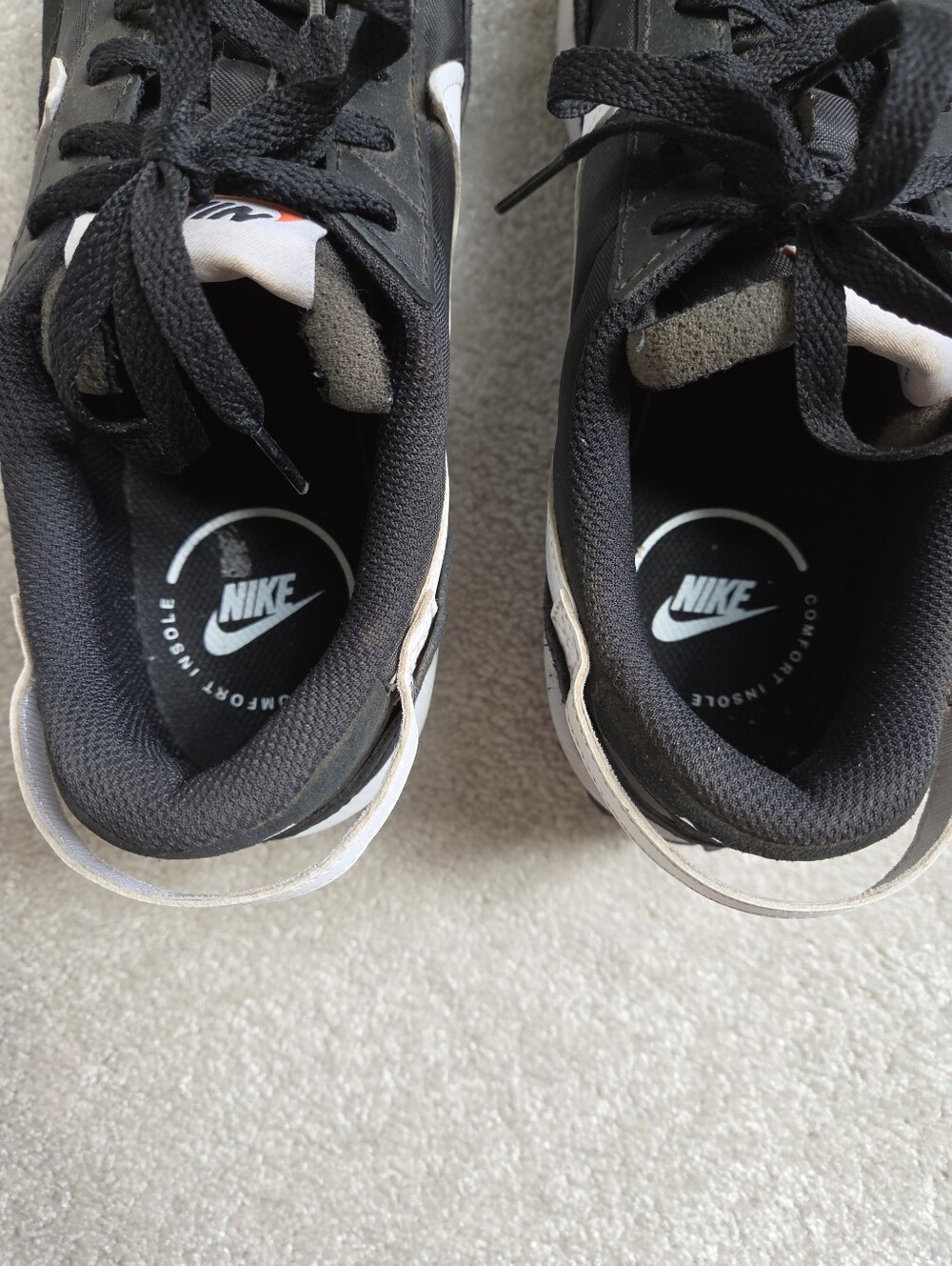 Nike Waffle Debut Women's Black White Sneakers Size 9.5 - Picture 6 of 9
